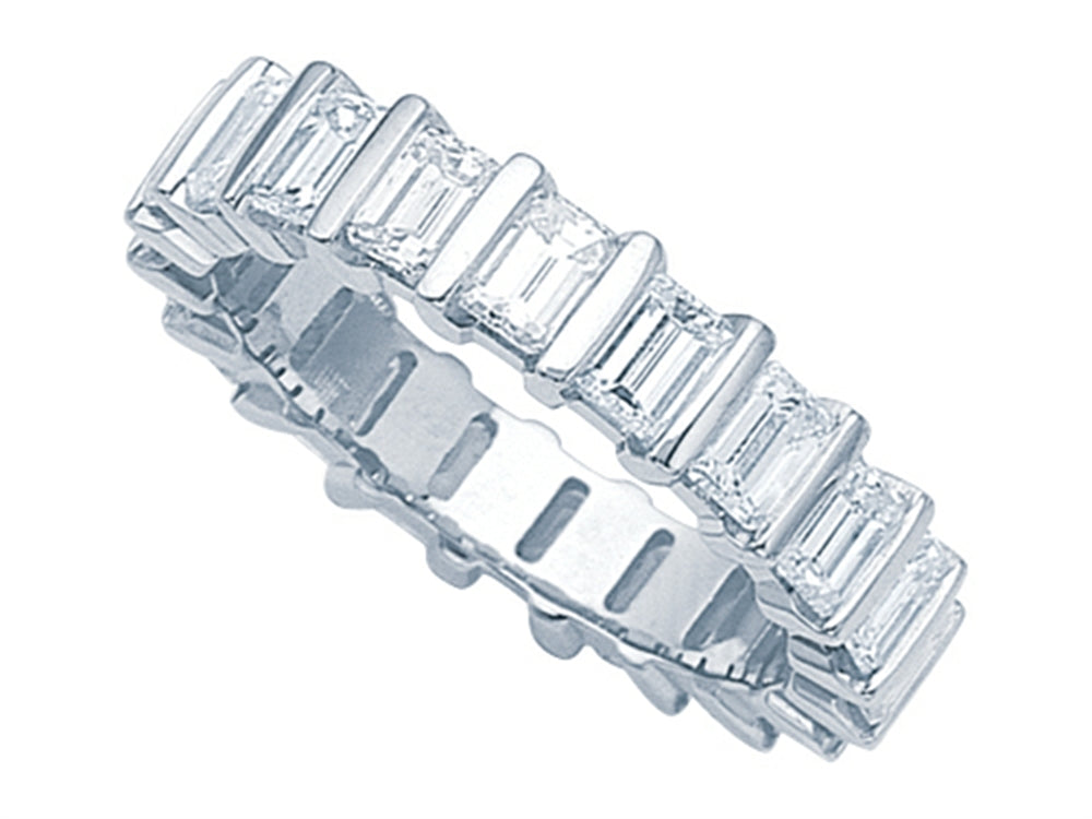 Karina B Emerald Cut Diamonds Eternity Band