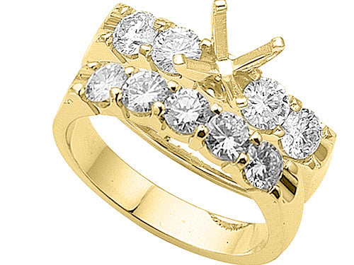 Karina B™ Round Diamonds Wedding Set