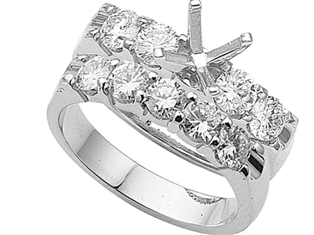 Karina B™ Round Diamonds Wedding Set