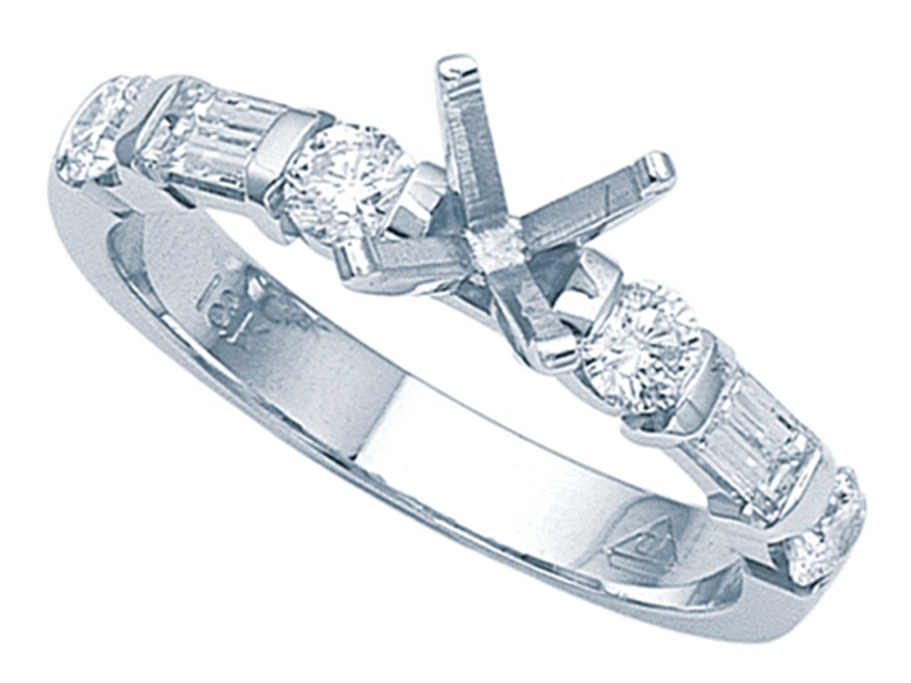 Karina B Baguette Diamonds Engagement Ring