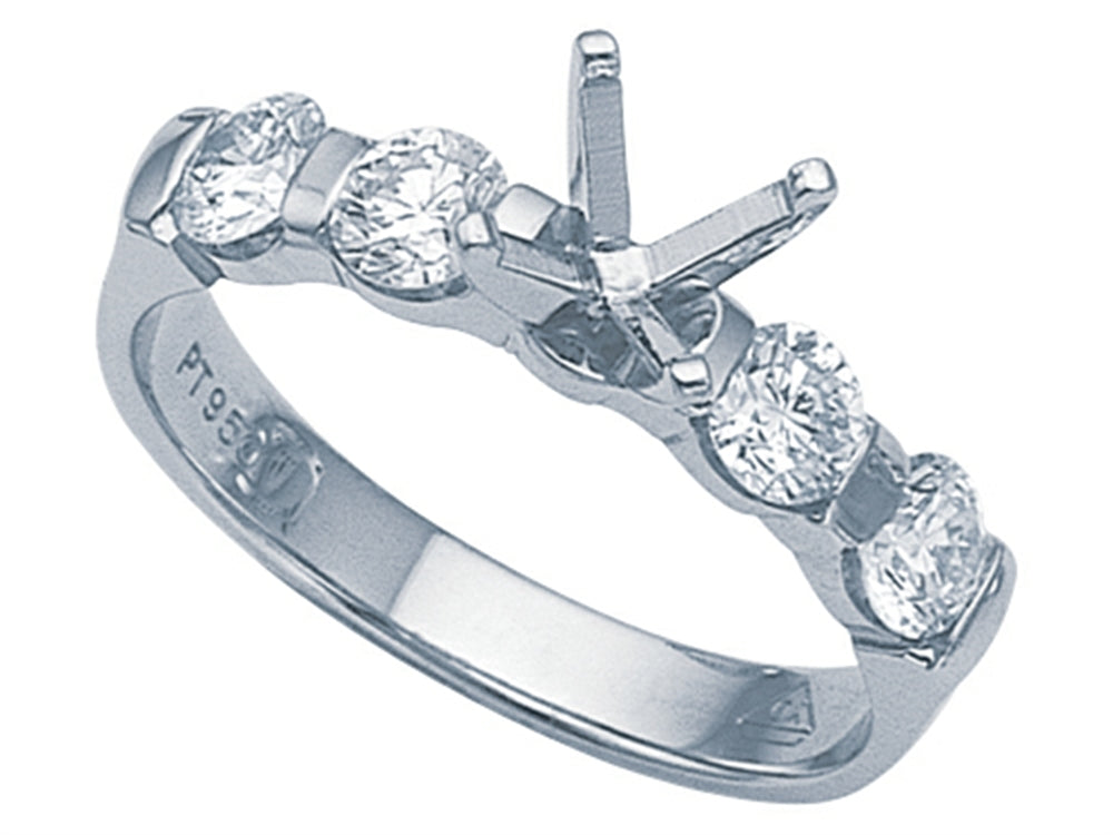 Karina B Round Diamonds Engagement Ring