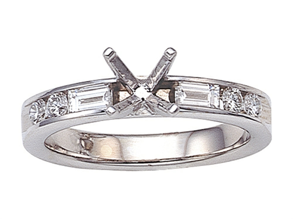 Karina B Baguette Diamonds Engagement Ring