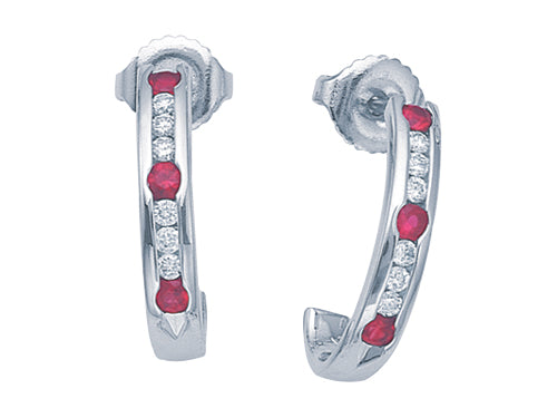 Karina B Ruby Earrings