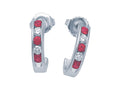 Karina B Ruby Earrings