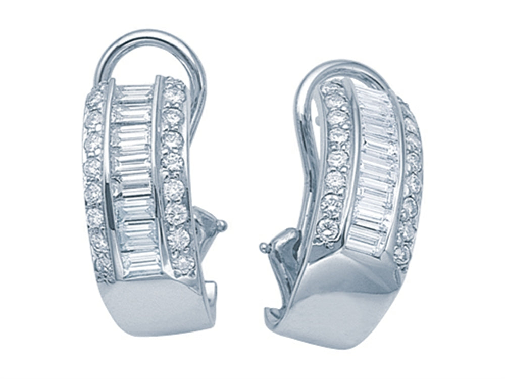 Karina B Baguette Diamonds Earrings