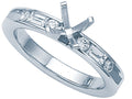 Karina B Baguette Diamonds Engagement Ring