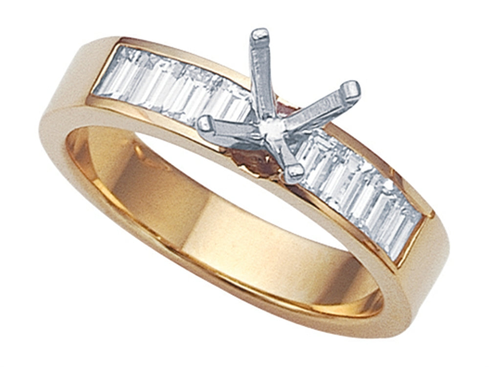 Karina B Baguette Diamonds Engagement Ring