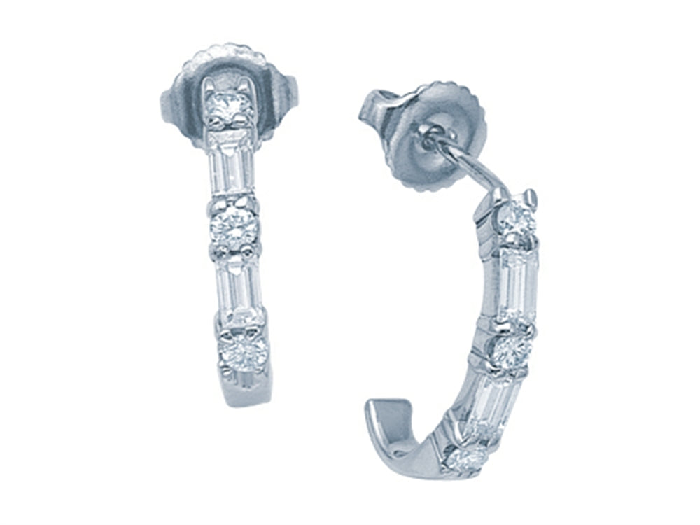 Karina B Baguette Diamonds Earrings