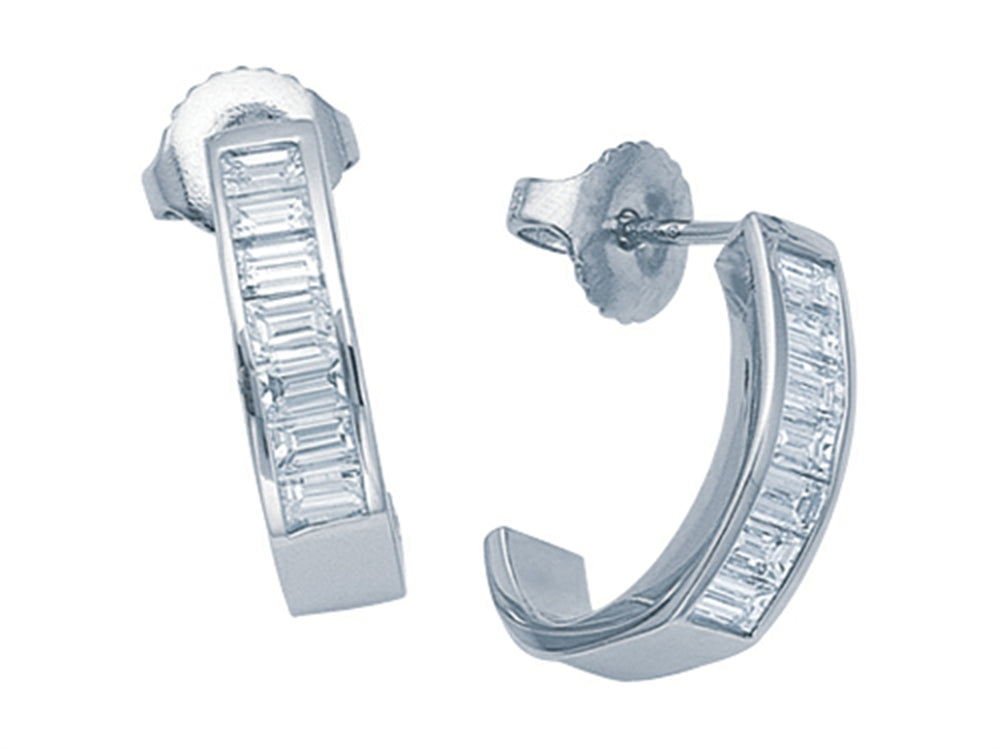 Karina B Baguette Diamonds Earrings