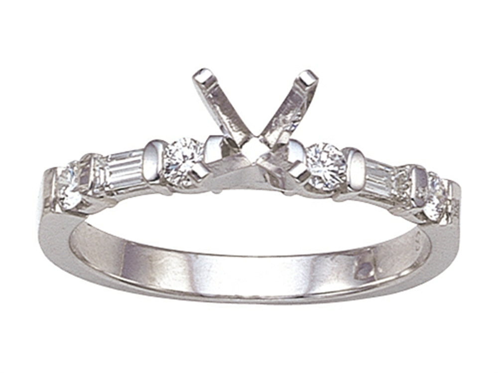 Karina B Baguette Diamonds Engagement Ring