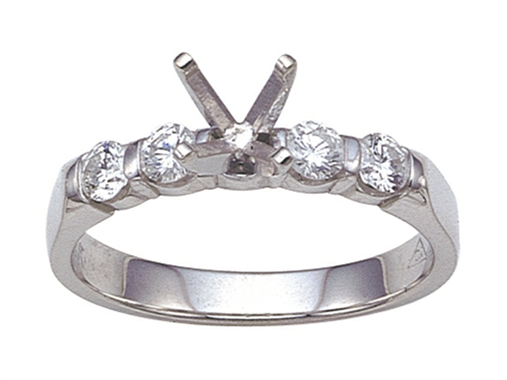 Karina B Round Diamonds Engagement Ring