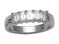 Karina B Emerald Cut Diamonds Band