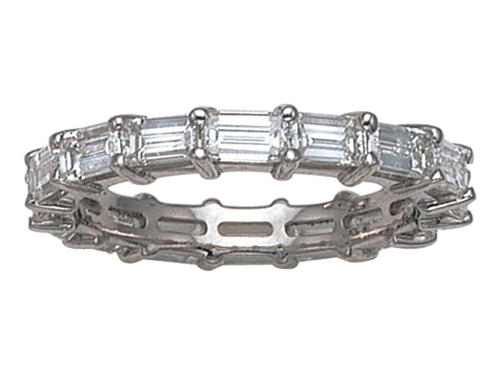 Karina B Emerald Cut Diamonds Eternity Band