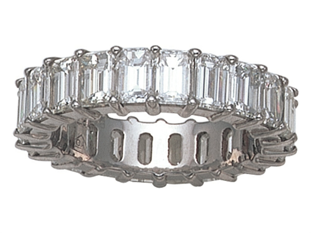 Karina B Emerald Cut Diamonds Eternity Band