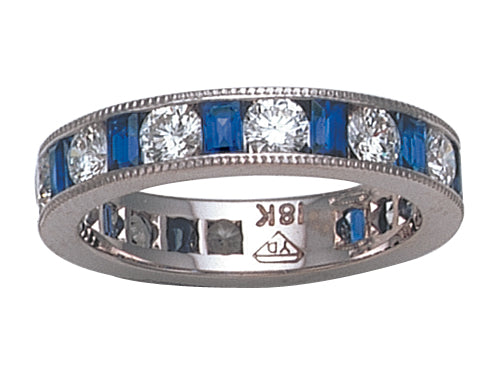 Karina B Sapphire Eternity Band