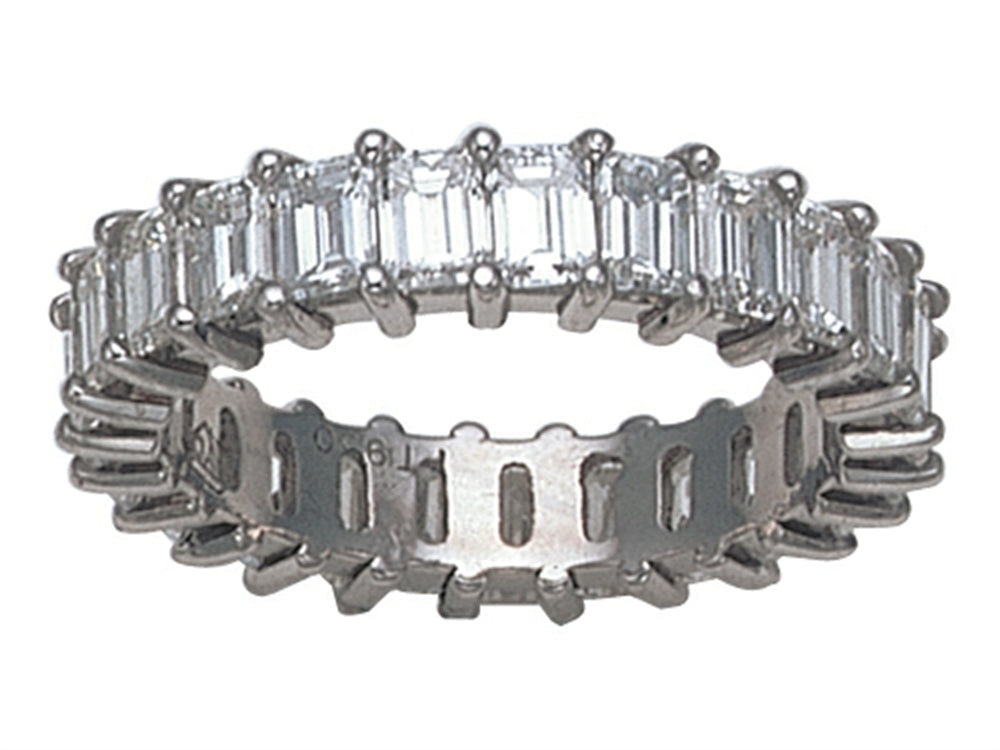 Karina B Emerald Cut Diamonds Eternity Band