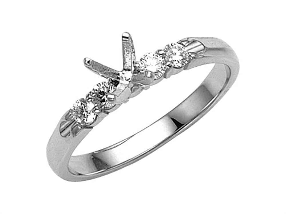 Karina B Round Diamonds Engagement Ring