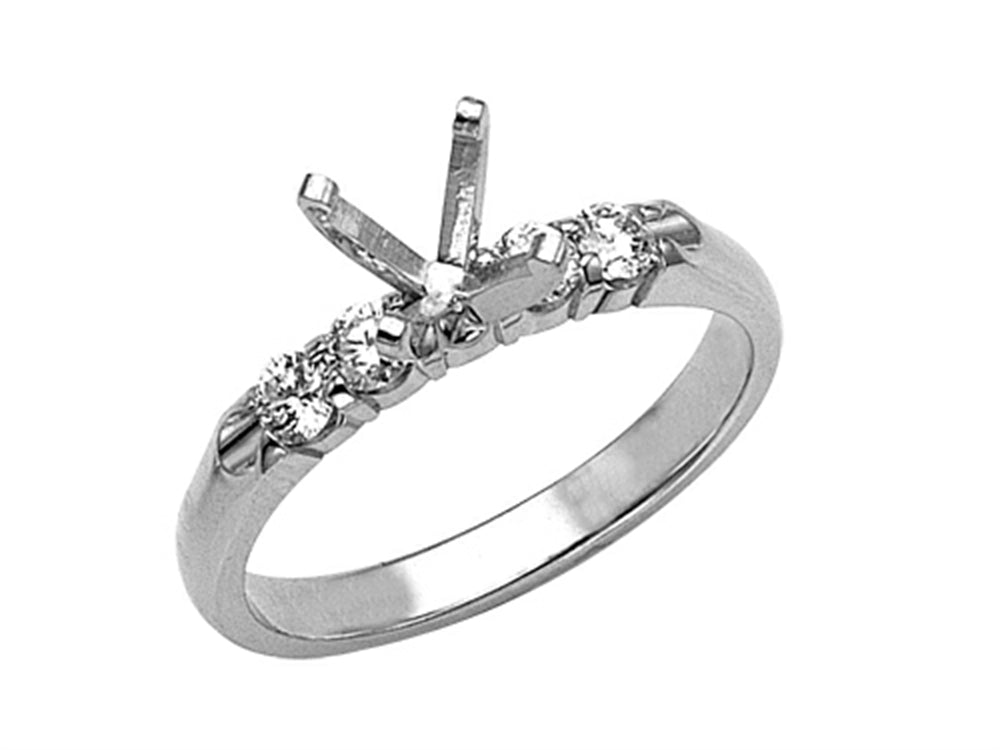 Karina B Round Diamonds Engagement Ring