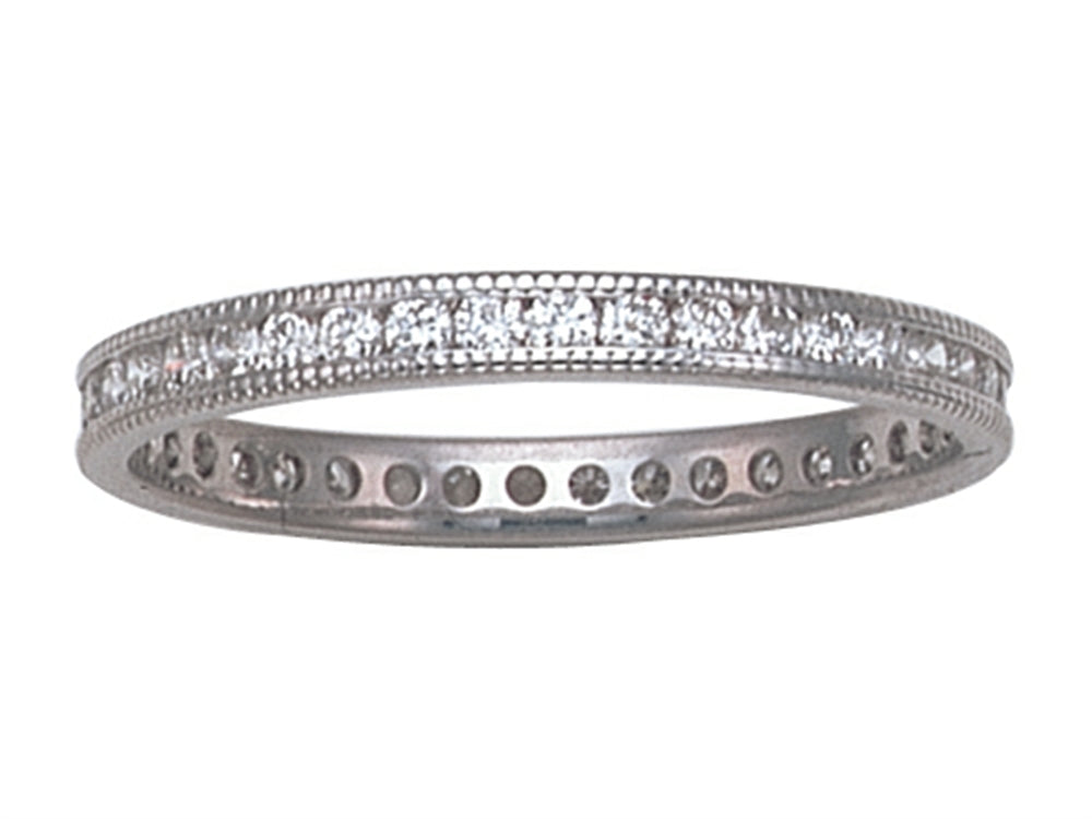 Karina B Round Diamonds Eternity Band