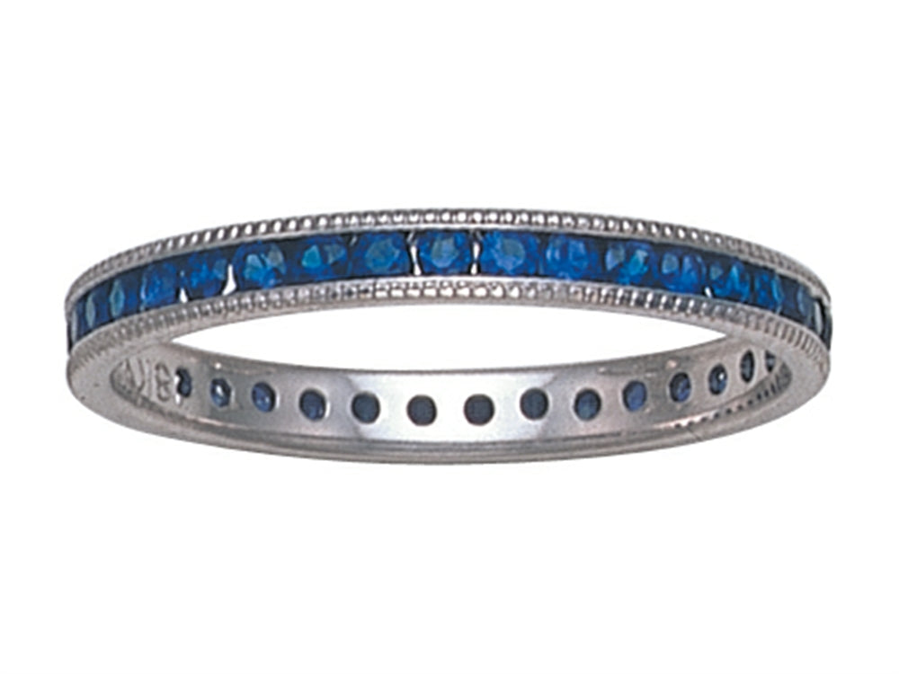 Karina B Sapphire Eternity Band