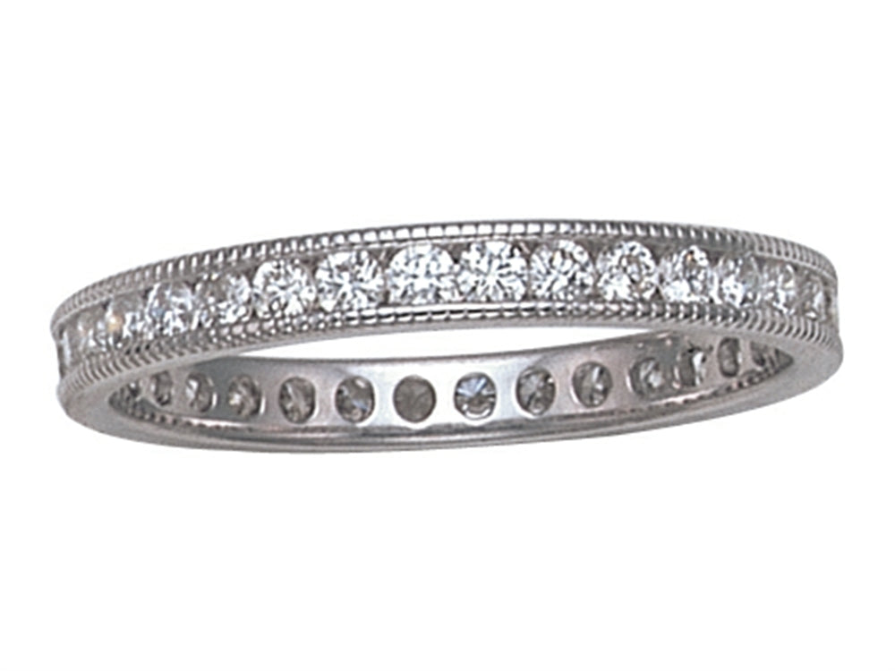 Karina B Round Diamonds Eternity Band