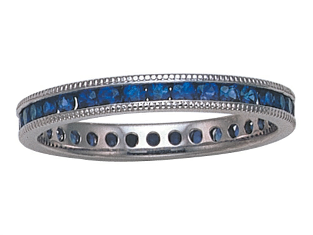 Karina B Sapphire Eternity Band