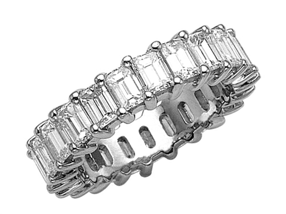 Karina B Emerald Cut Diamonds Eternity Band