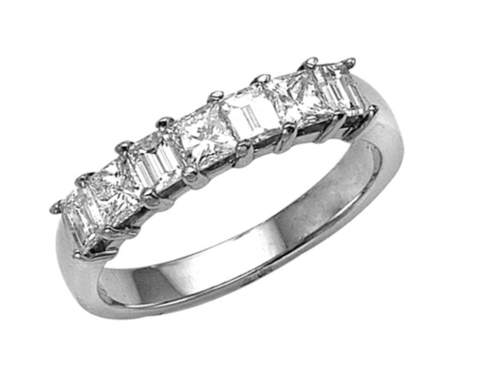 Karina B Princess and Baguette Diamonds Band