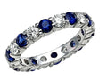 Karina B Genuine Sapphire Eternity Band