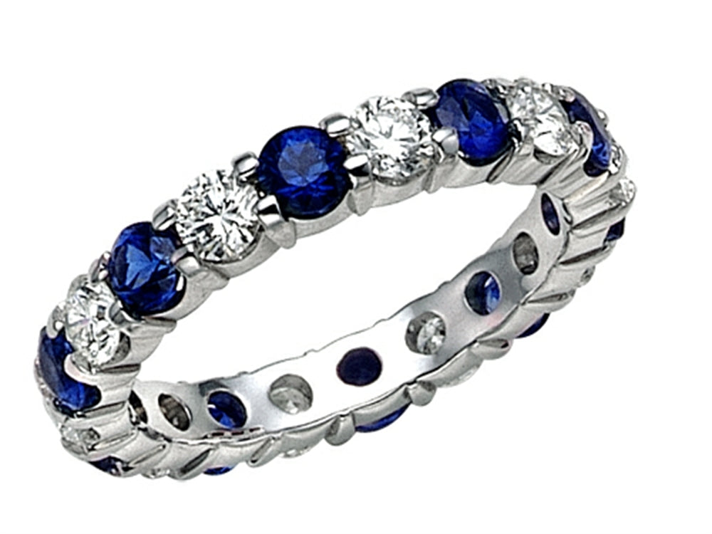Karina B Genuine Sapphire Eternity Band