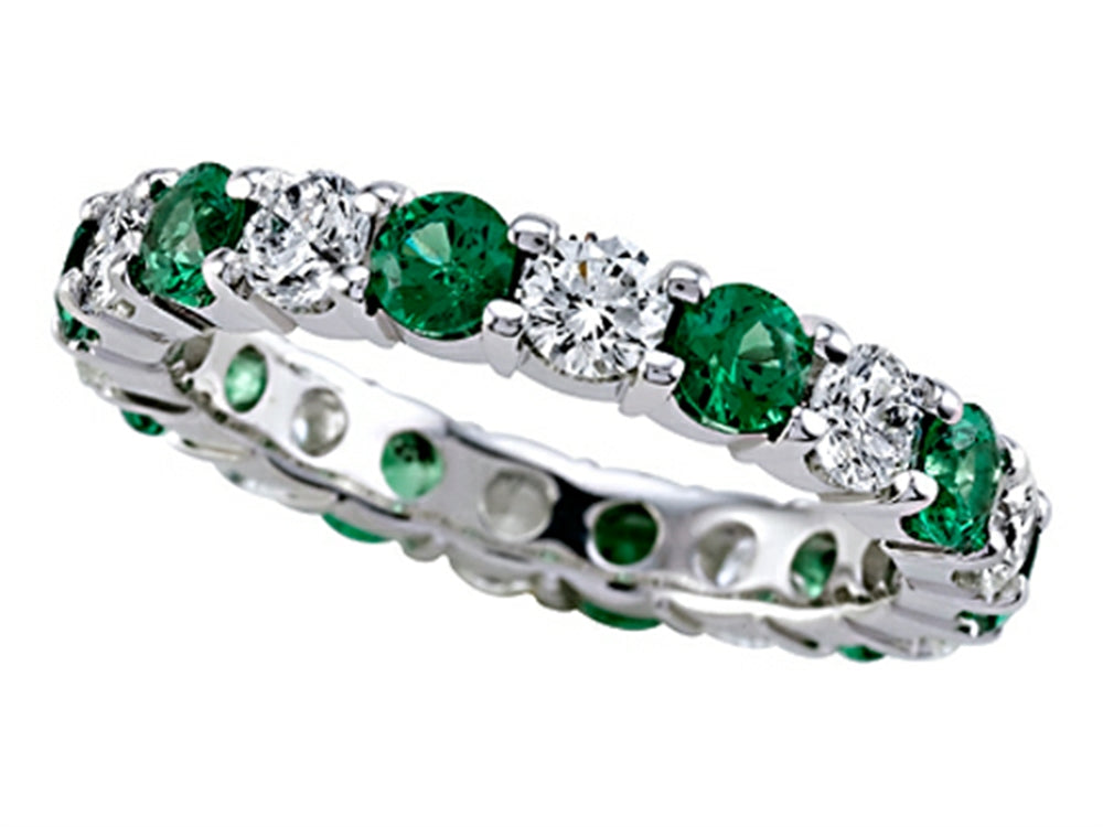 Karina B Tsavorite Eternity Band