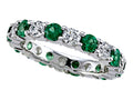 Karina B Tsavorite Eternity Band