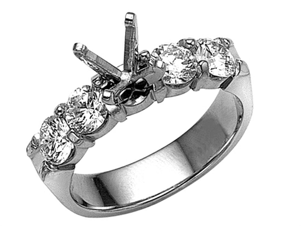 Karina B Round Diamonds Engagement Ring