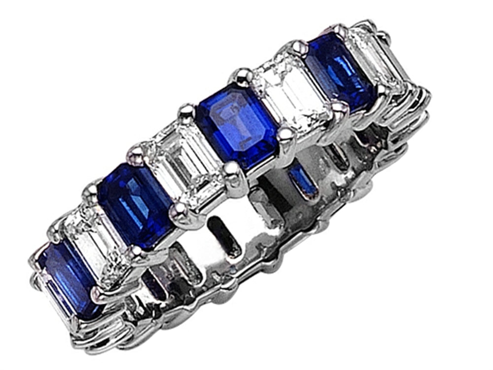 Karina B Sapphire Eternity Band