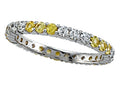 Karina B Yellow Sapphire Eternity Band