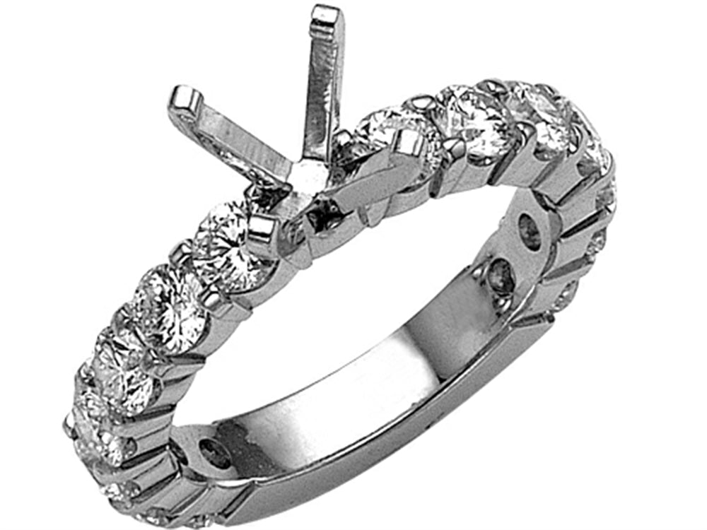 Karina B Round Diamonds Engagement Ring