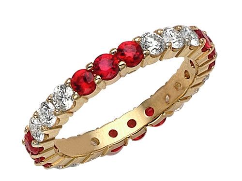 Karina B Ruby Eternity Band