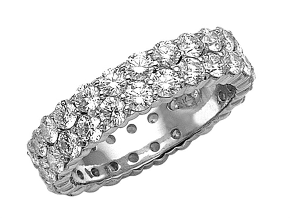 Karina B Round Diamonds Eternity Band