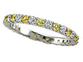 Karina B Yellow Sapphire Eternity Band
