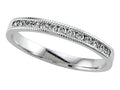 Karina B Round Diamond Band With Milgrain