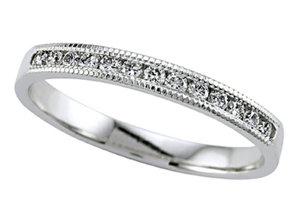 Karina B Round Diamond Band With Milgrain