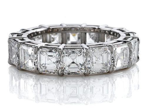 Karina B Diamond Asscher Cut All Around Band