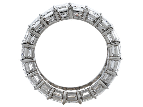 Karina B Diamond Emerald Cut All Around Band