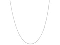 FJC Finejewelers 20 Inch 14k White Gold Carded Curb Chain Necklace