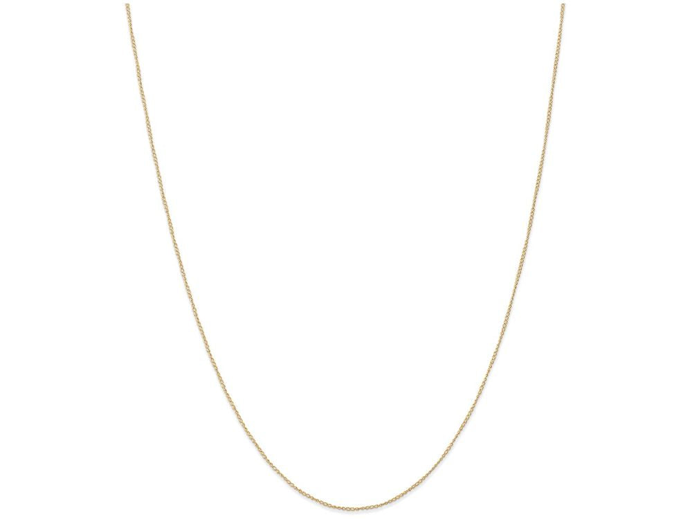 FJC Finejewelers 20 Inch 14k Yellow Gold Carded Curb Chain Necklace