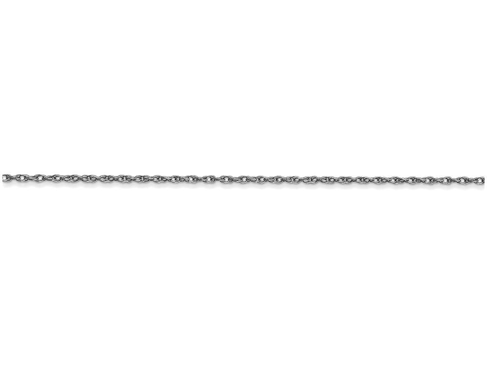 FJC Finejewelers 18 Inch 14k White Gold Carded Cable Rope Chain Necklace