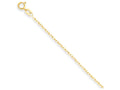 FJC Finejewelers 16 Inch 14k Yellow Gold 1.15mm Carded Cable Rope Chain Necklace