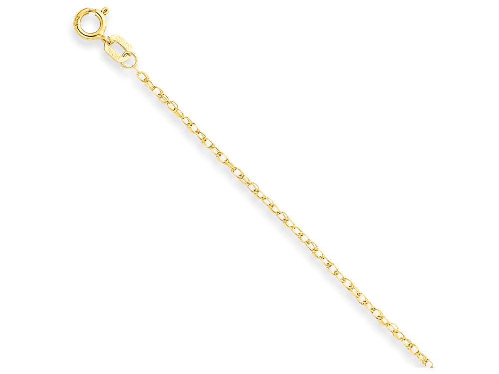 FJC Finejewelers 24 Inch 14k Yellow Gold 1.15mm Carded Cable Rope Chain Necklace