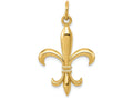 FJC Finejewelers 14k Yellow Gold Fleur De Lis Charm
