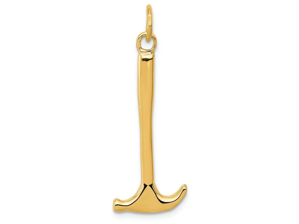 FJC Finejewelers 14k Yellow Gold Hammer Charm